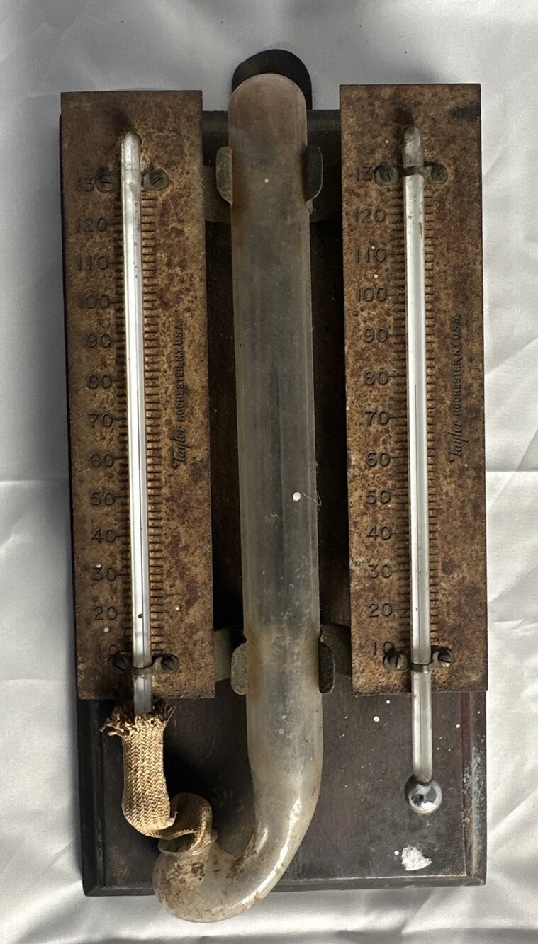 RARE Vintage Taylor Thermometer Rochester NY USA Made EARLY 1900’s